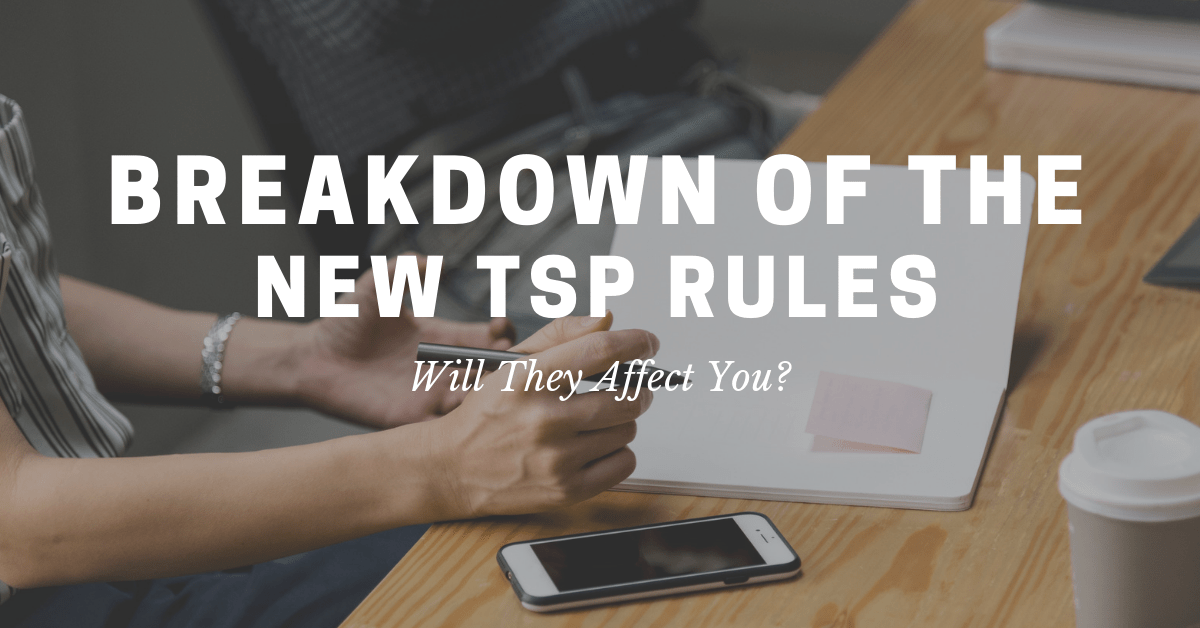 Breakdown of the New TSP Rules